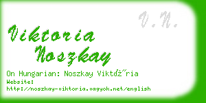 viktoria noszkay business card